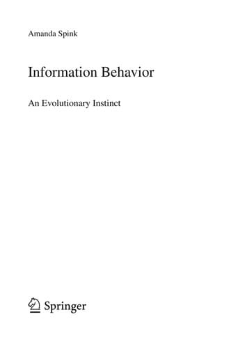 Information behavior