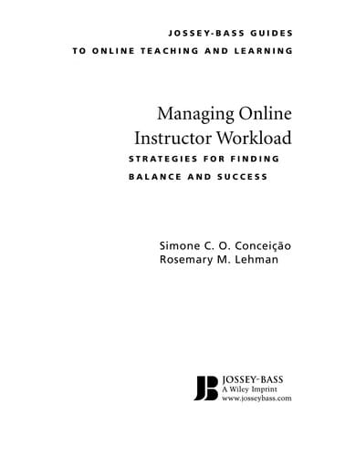 Managing online instructor workload