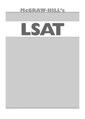 McGraw-Hill's LSAT 2011