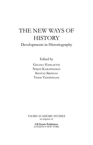 The new ways of history