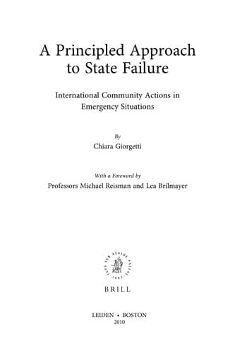 A principled approach to state failure