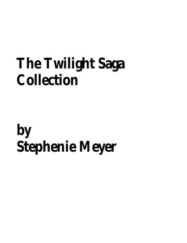 The Twilight Saga collection