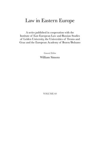 Private and civil law in the Russian Federation