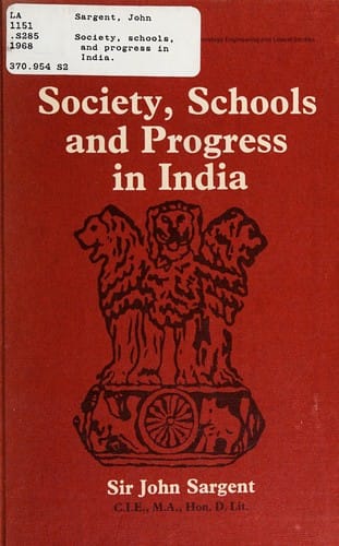 Society, schools and progress in India