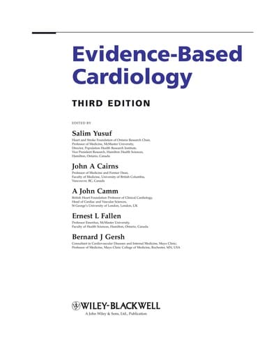 Evidence-based cardiology