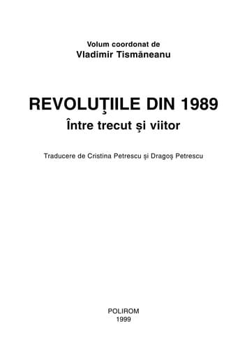 Revolut Œiile din 1989