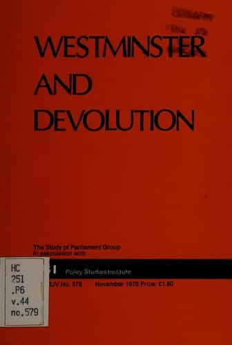 Westminster and devolution