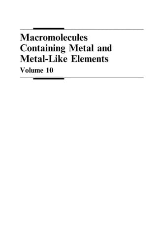 Photophysics and photochemistry of metal-containing polymers