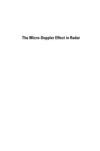 The micro-doppler effect in radar