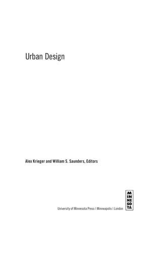 Urban design