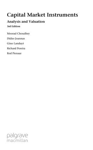 Capital market instruments