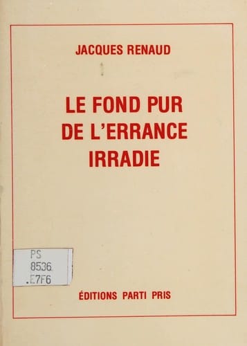 Le fond pur de l'errance irradie