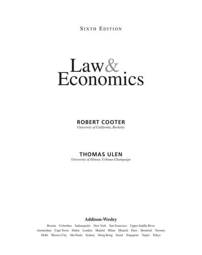 Law & economics