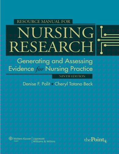Resource manual for nursing research