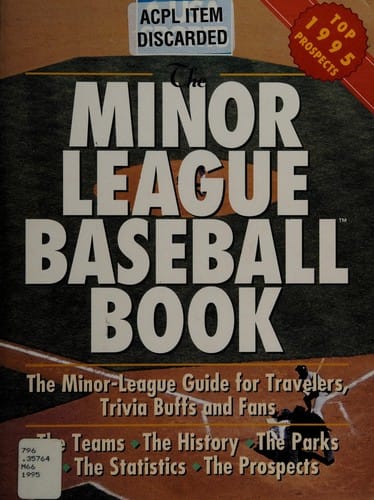 The minor league baseball book