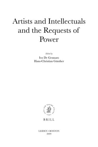 Artists and intellectuals and the requests of power