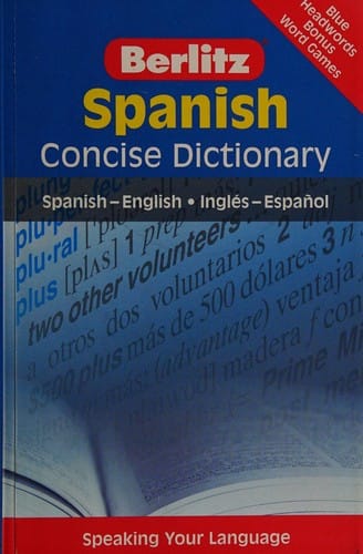 Berlitz Spanish concise dictionary