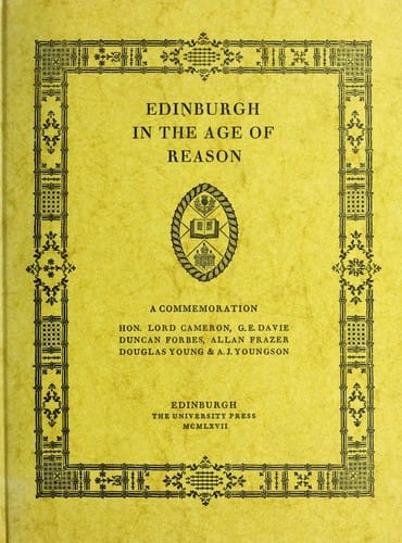 Edinburgh in the age of reason