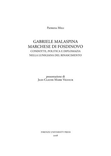 Gabriele Malaspina marchese di Fosdinovo