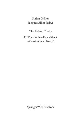 The Lisbon Treaty