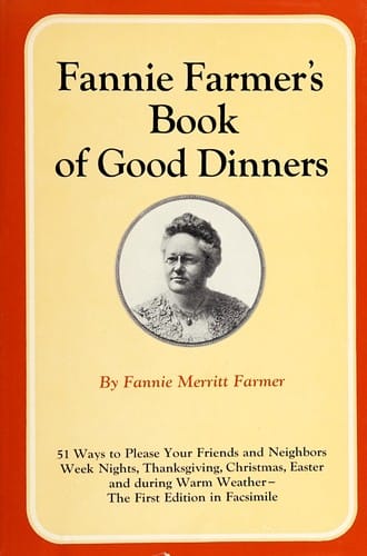 Fannie Farmer's book of good dinners