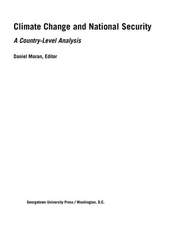 Climate change and national security