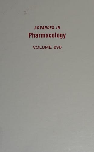 Advances in pharmacology