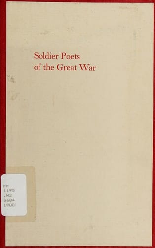 Soldier poets of the Great War