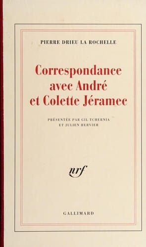 Correspondance avec André et Colette Jéramec