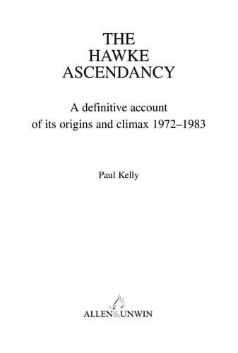 The Hawke ascendancy