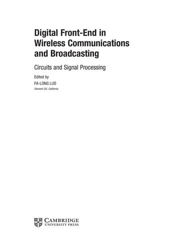 Digital front-end in wireless communication and broadcasting