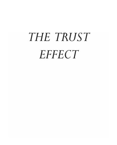 The trust effect