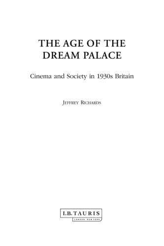 The age of the dream palace