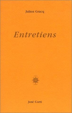 Entretiens (livre non massicoté)