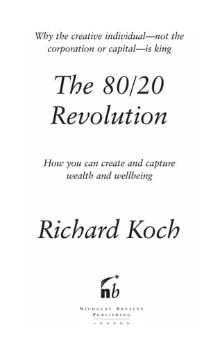 The 80/20 revolution