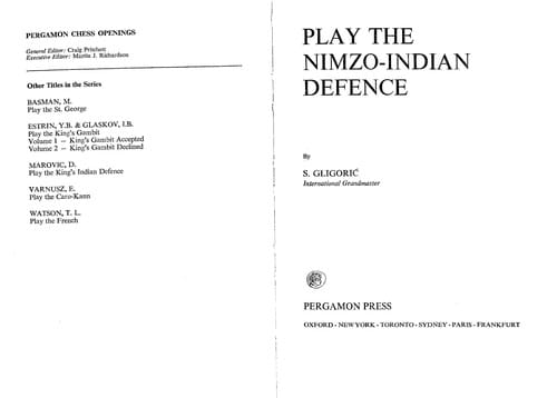 Play the Nimzo-Indian defence