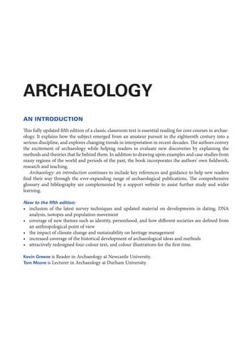 Archaeology