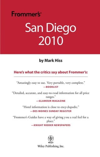 Frommer's San Diego 2010