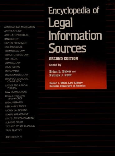Encyclopedia of legal information sources