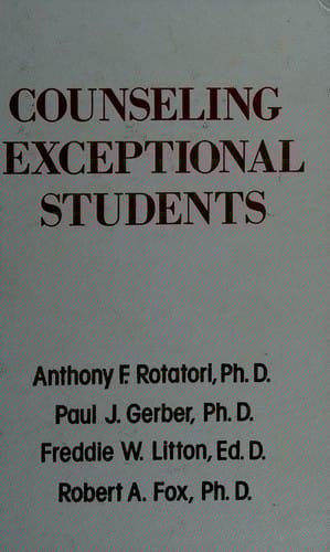Counseling exceptional students