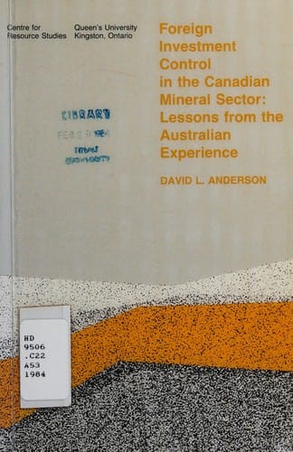 Foreign investment control in the Canadian mineral sector