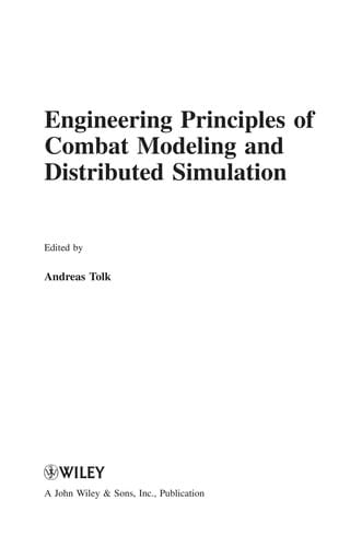 Engineering principles of combat modeling and distributed simulation