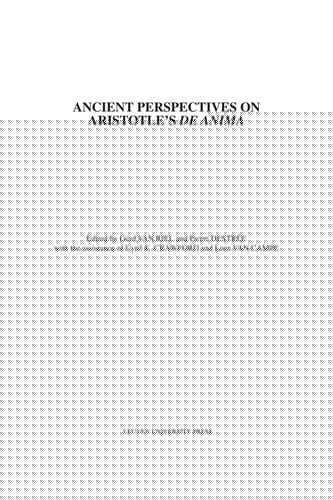 Ancient perspectives on Aristotle's De anima