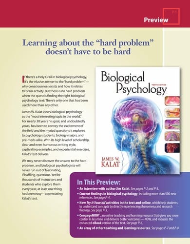 Biological psychology. 10th ed
