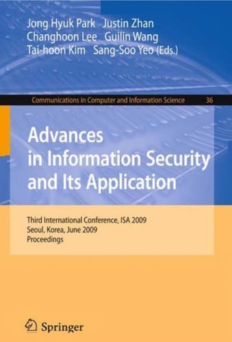 Advances in information security and its application