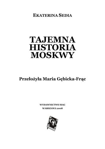 Tajemna historia Moskwy
