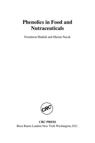 Phenolics in food and nutraceuticals
