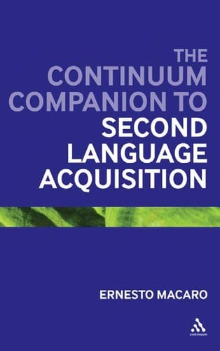 Continuum companion to second language acquisition