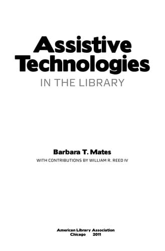 Assistive technologies in the library