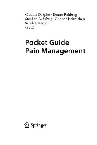 Pocket guide pain management